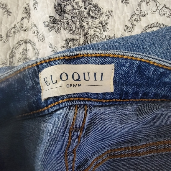 Eloquii Wide leg jeans 👖 'NWT' 14/16 - Picture 3 of 14